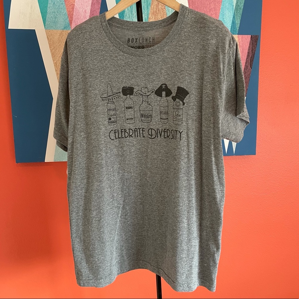 BOXLUNCH Funny Liquor Bottle Shirt